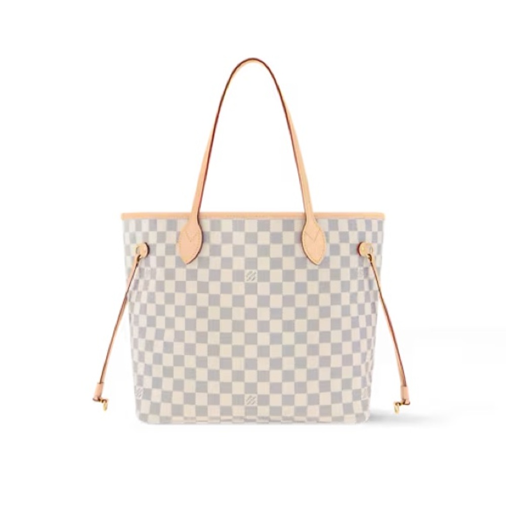 Louis Vuitton Cream and Tan Tote Bag with Iconic Design